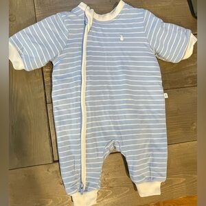 Little Green & Co. Organic Quilted Padded Onesie | Size 0-3M (000). EUC